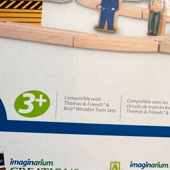 Imaginarium EXPRESSION Wooden City Train Set,Compatible w/Thomas, Friends & Brio - Picture 7 of 7